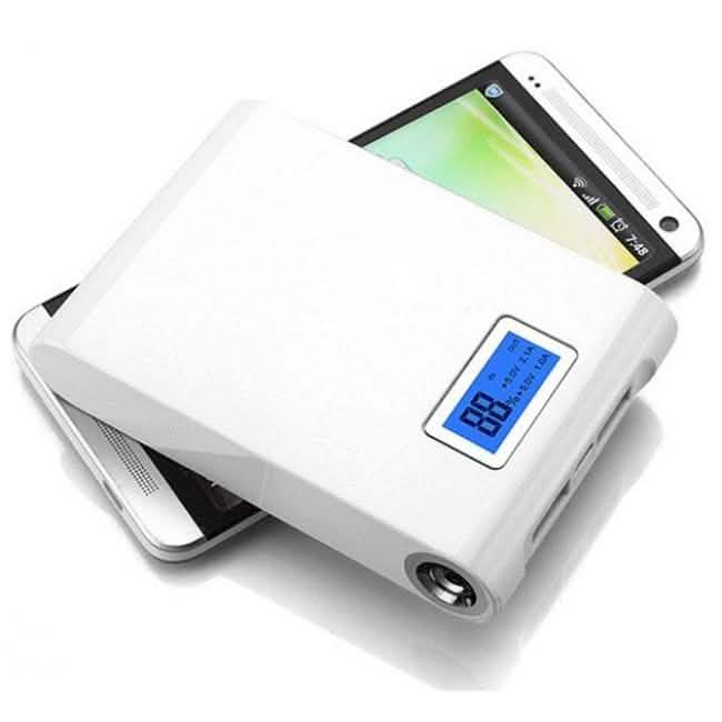 12,000mAh Safe External Battery PowerBank and Flashlight with Dual USB Ports - Assorted Colors Gadgets & Accessories - DailySale