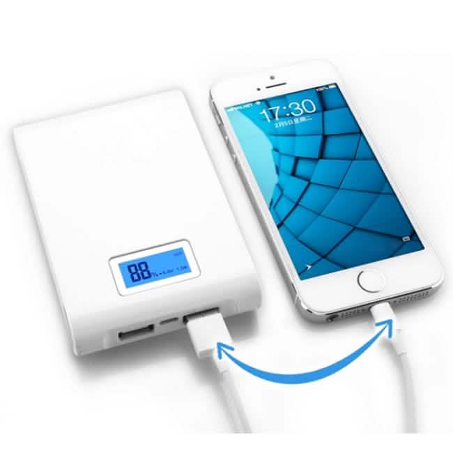 12,000mAh Safe External Battery PowerBank and Flashlight with Dual USB Ports - Assorted Colors Gadgets & Accessories - DailySale