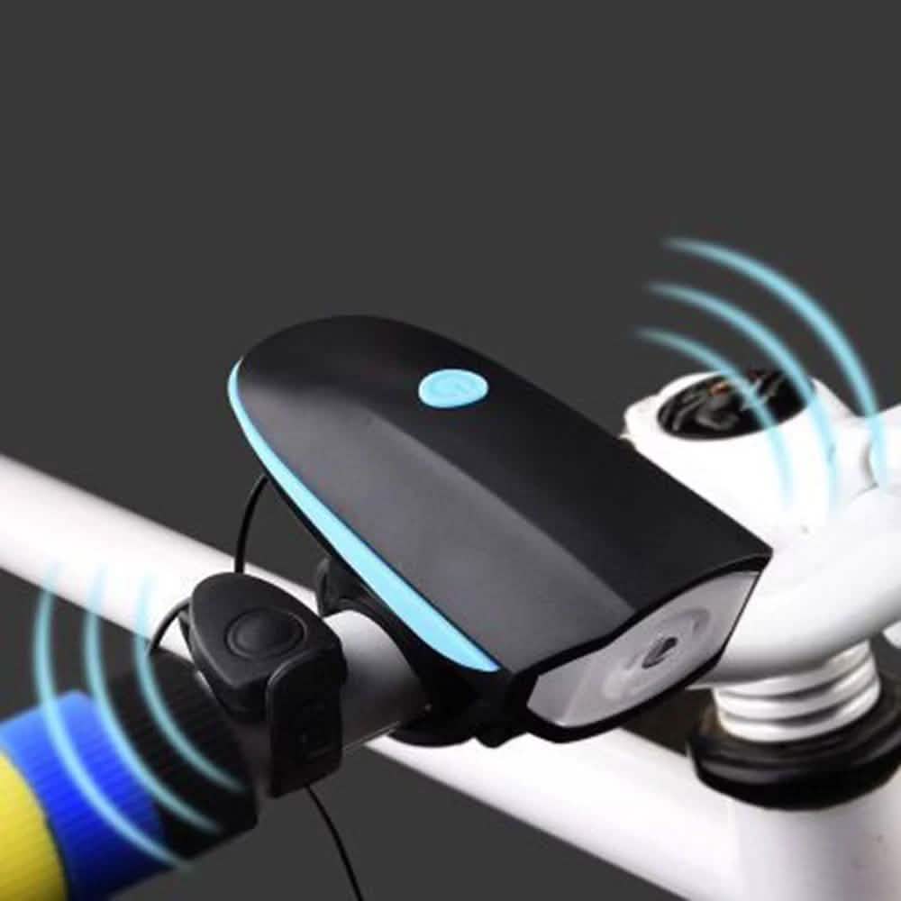 1200mAh Rechargeable Bike Headlight with Horn Sports & Outdoors - DailySale