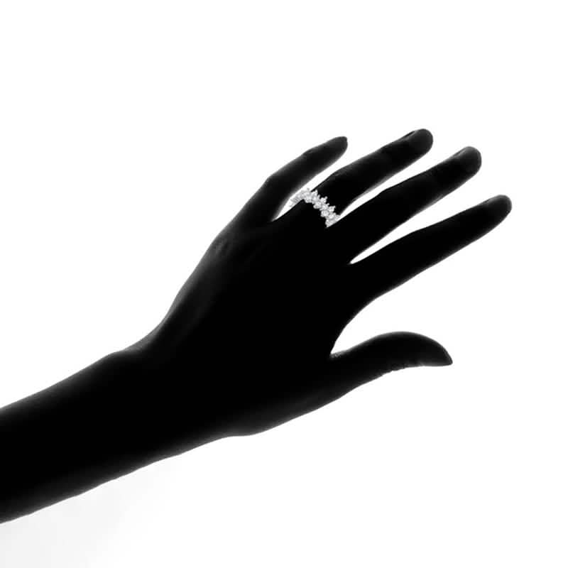 Barzel Women's Cubic Zirconia Eternity Band Ring - DailySale, Inc