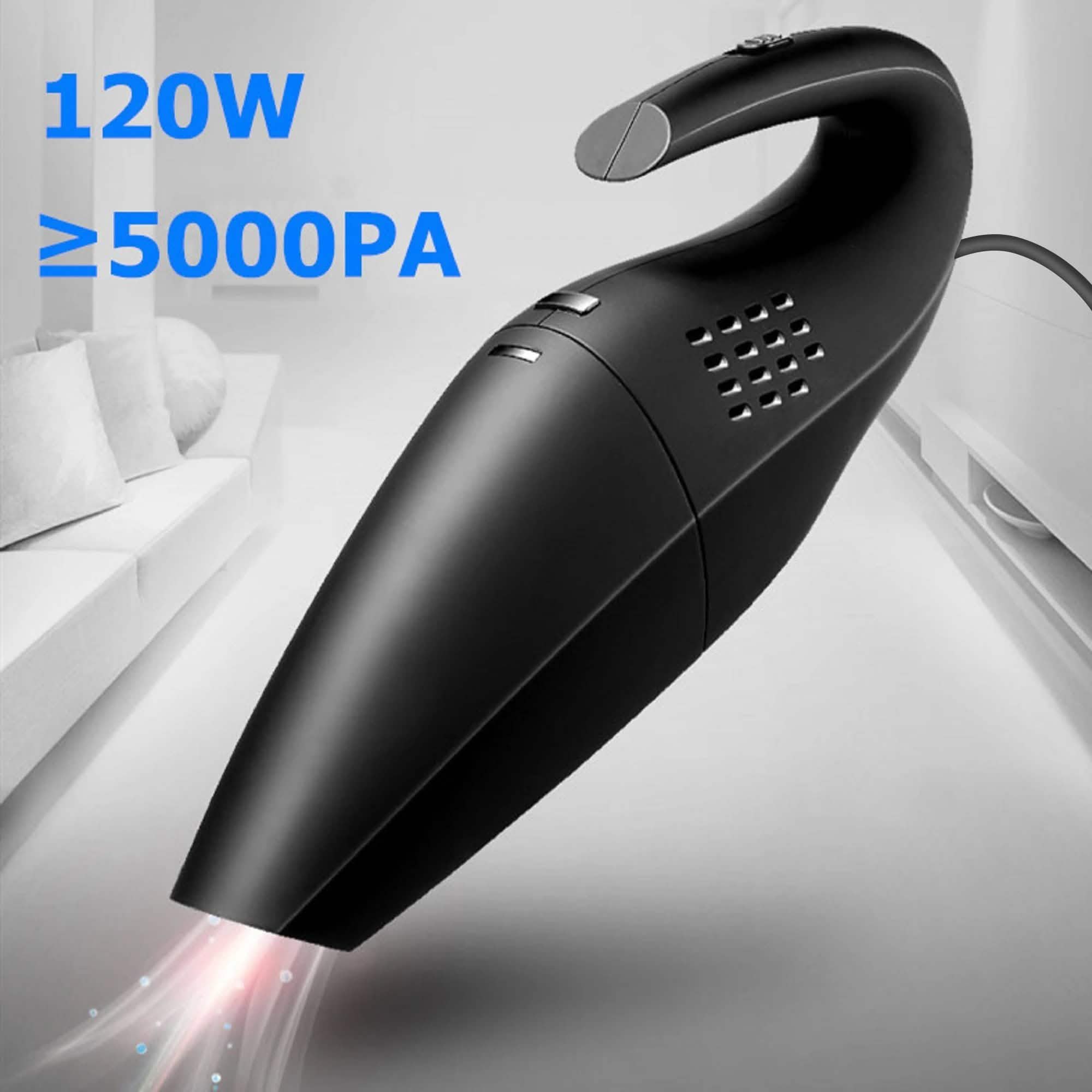 120W Portable Handheld Corded Car Vacuum Cleaner Automotive - DailySale