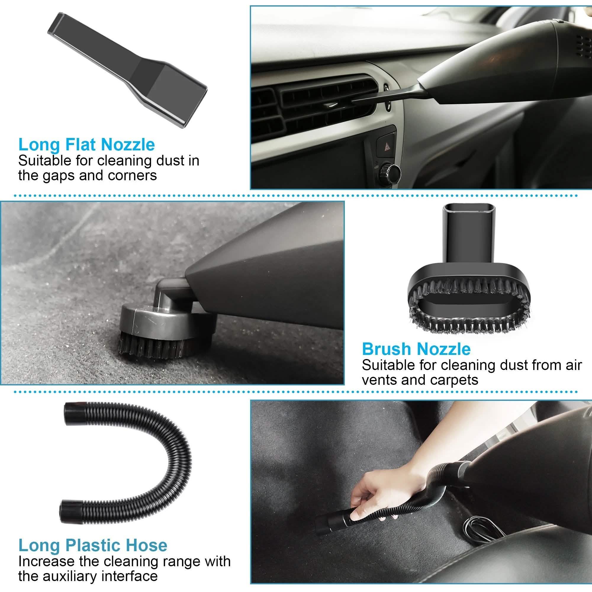 120W Portable Handheld Corded Car Vacuum Cleaner Automotive - DailySale