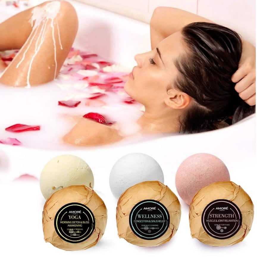 6-Piece Set: Organic Handmade Bath Bombs - DailySale, Inc