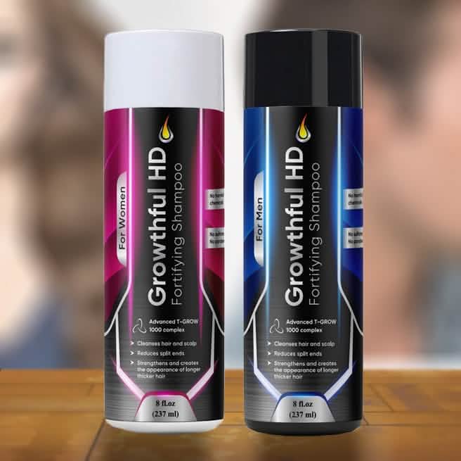 Growthful HD Fortifying Shampoo For Men and Women - DailySale, Inc