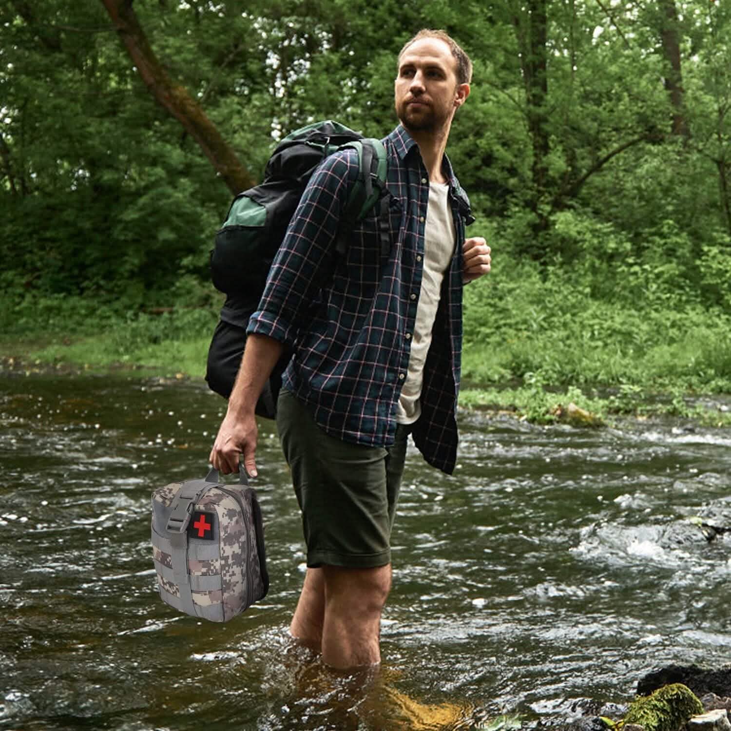 125-Pieces: Emergency Survival Gear Tactical for Outdoor Adventure Sports & Outdoors - DailySale