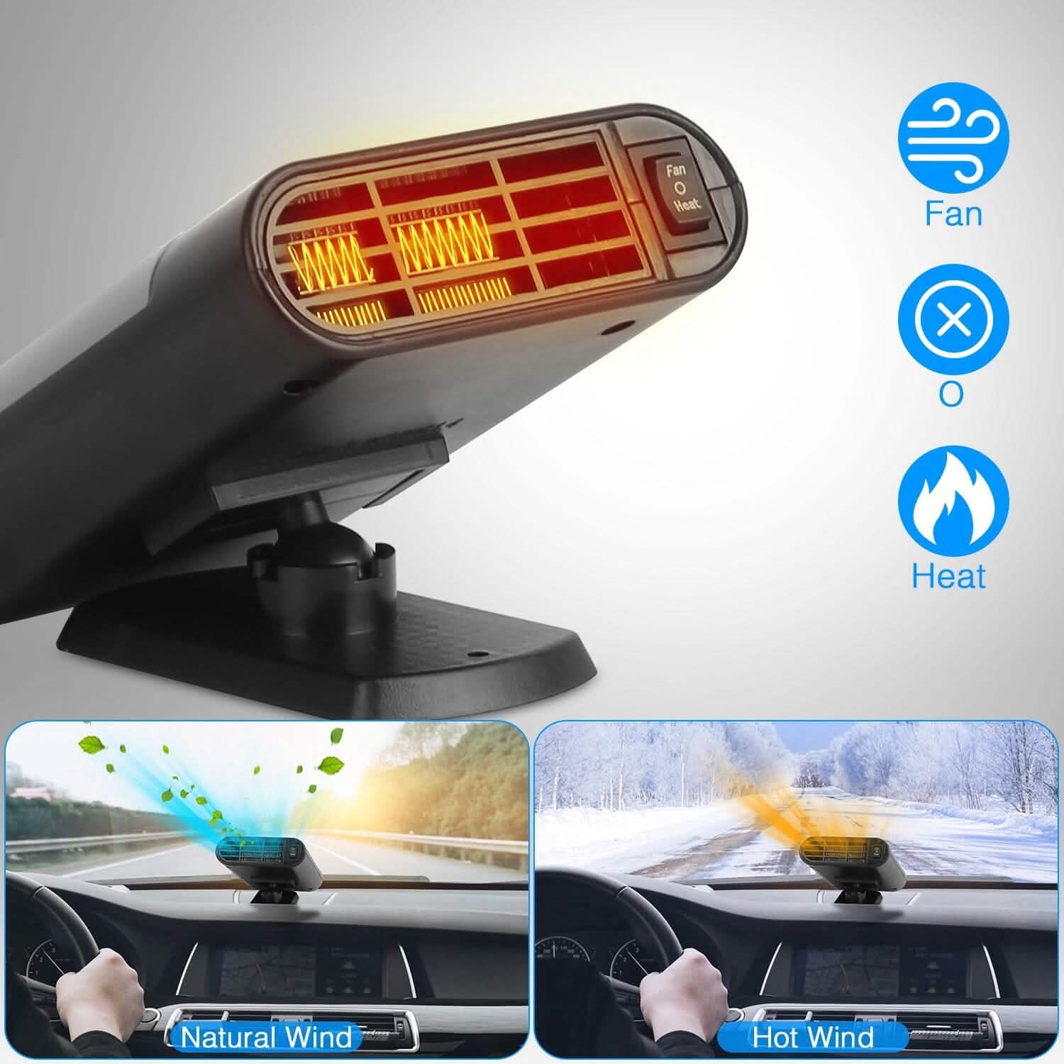 12V 150W Portable Car Heater Automotive - DailySale