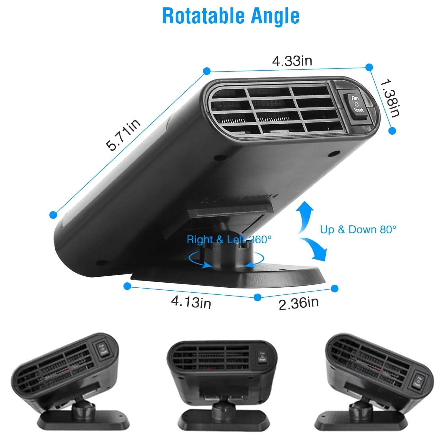 12V 150W Portable Car Heater Automotive - DailySale