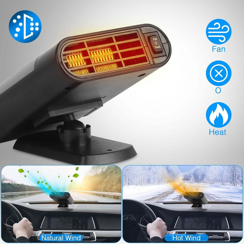 12V 150W Portable Car Heater with Air Purification Automotive - DailySale
