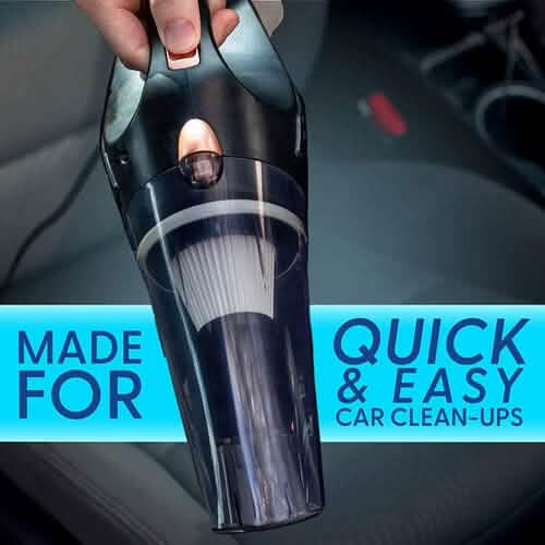 12V High Power Handheld Car Vacuum with 16Ft Cord, Attachments & Bag Automotive - DailySale