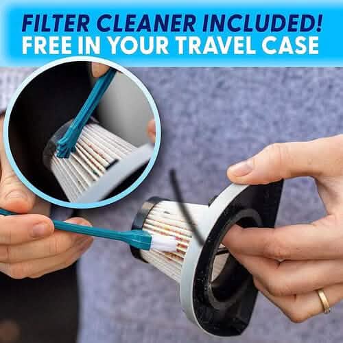 12V High Power Handheld Car Vacuum with 16Ft Cord, Attachments & Bag Automotive - DailySale