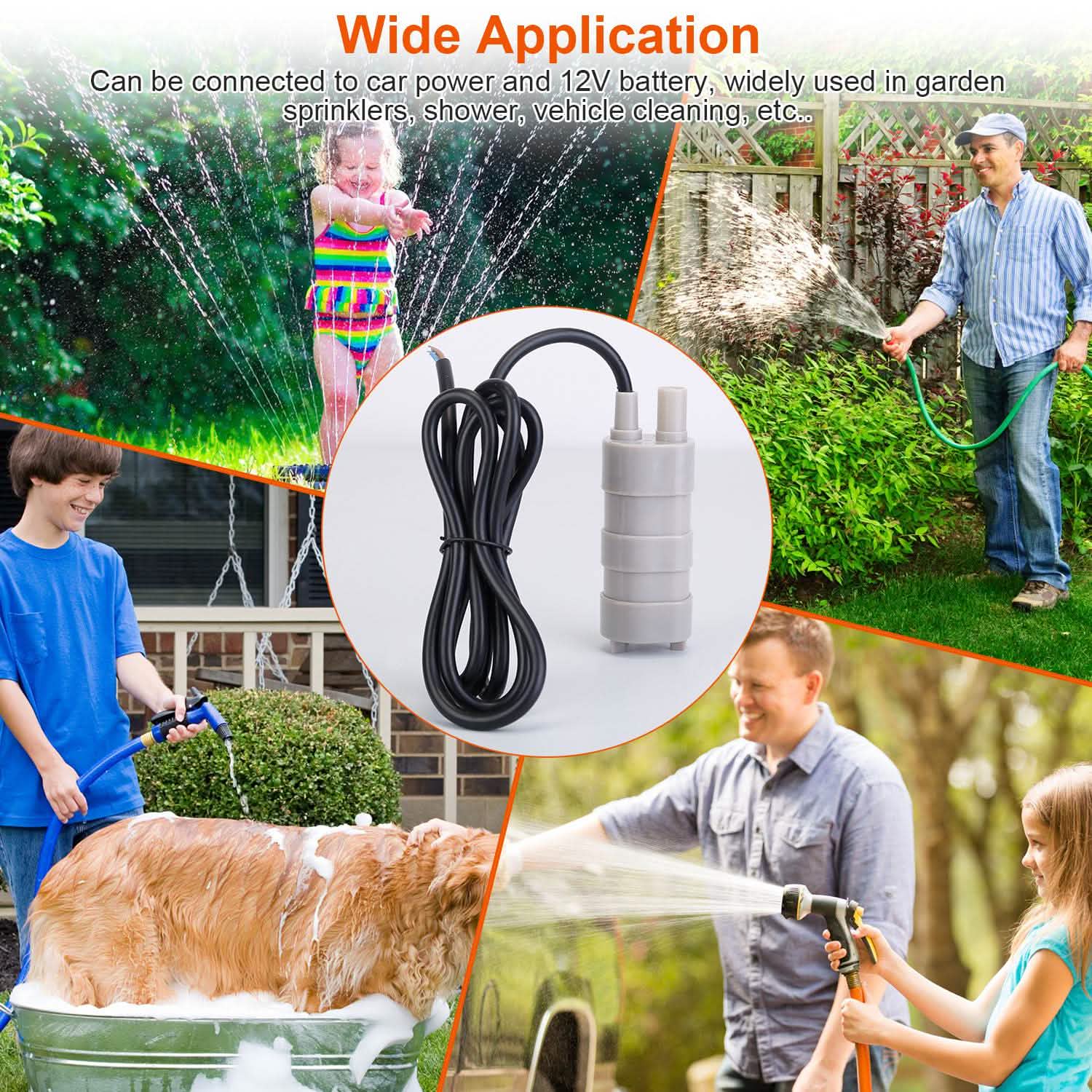 12V Submersible Water Pump Garden & Patio - DailySale