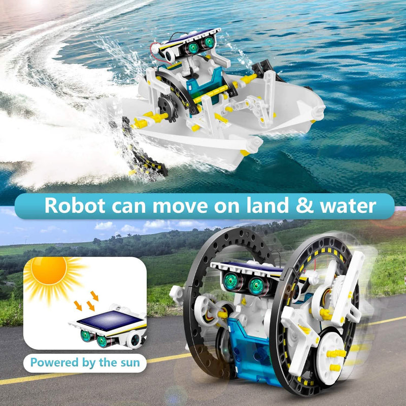 13-in-1 Solar Powered Robot Toy for Kids Toys & Games - DailySale