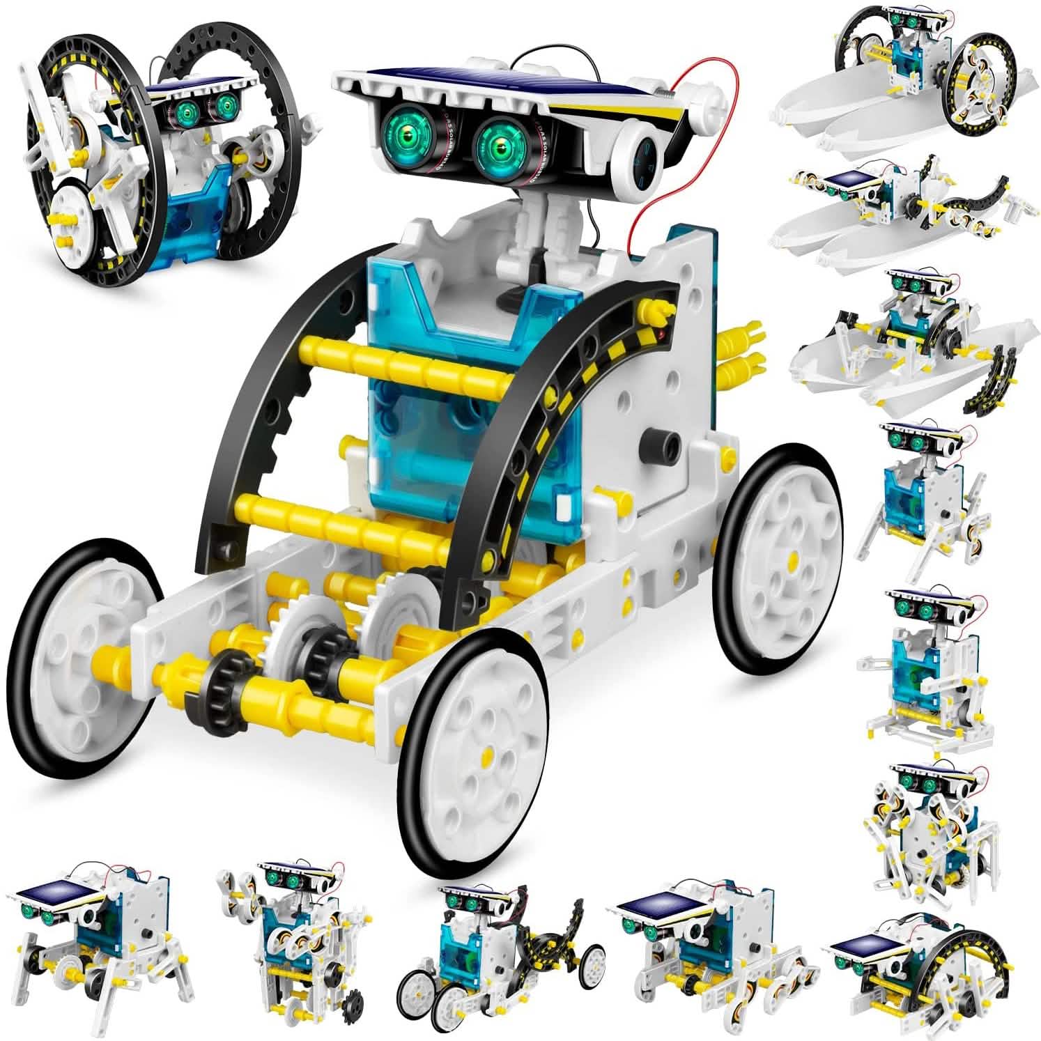 13-in-1 Solar Powered Robot Toy for Kids Toys & Games - DailySale
