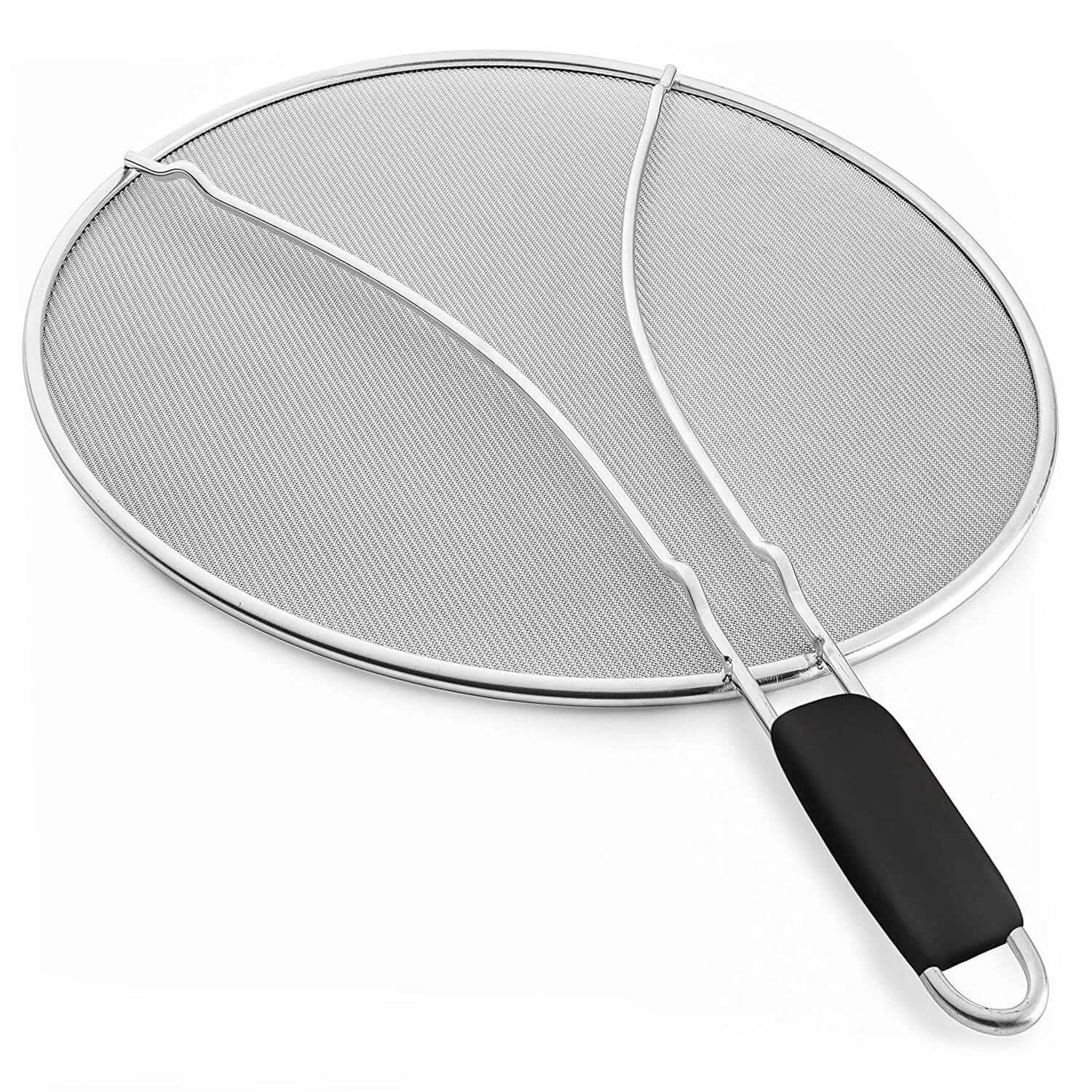 13-Inch Stainless Steel Grease Splatter Screen Kitchen Tools & Gadgets - DailySale