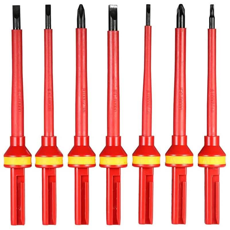 13-Piece: 1000V Changeable Insulated Screwdrivers Set Home Improvement - DailySale
