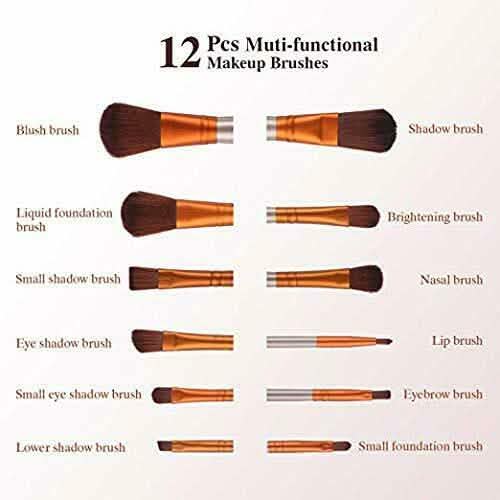 13-Piece: Lilt Beauty Makeup Brush Set with Brass Box Beauty & Personal Care - DailySale
