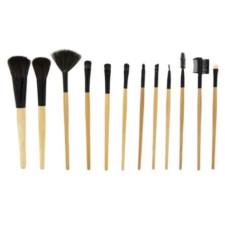 13-Piece Set: Makeup Brush Set with Faux Leather Case Beauty & Personal Care - DailySale