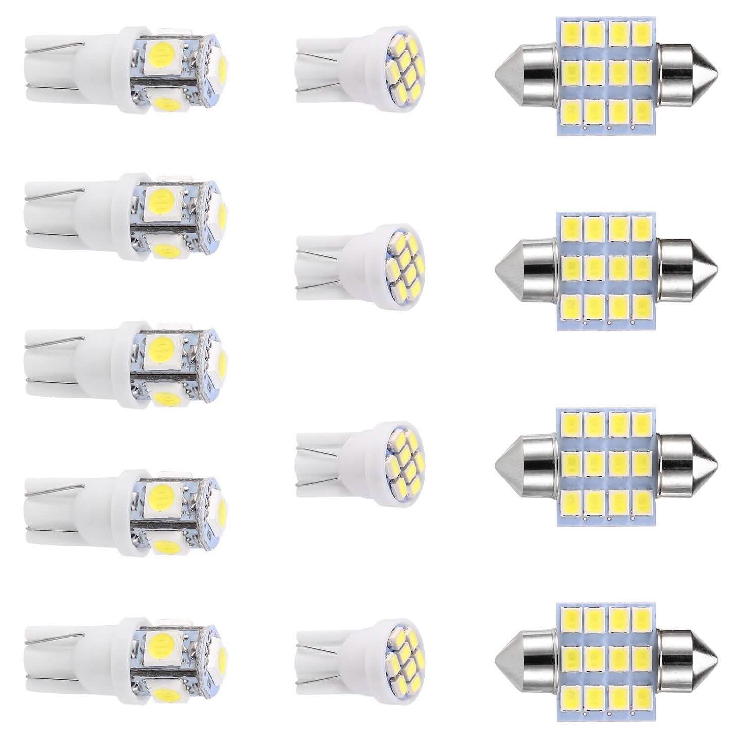 13-Pieces: T10 31mm Festoon LED Light Automotive - DailySale
