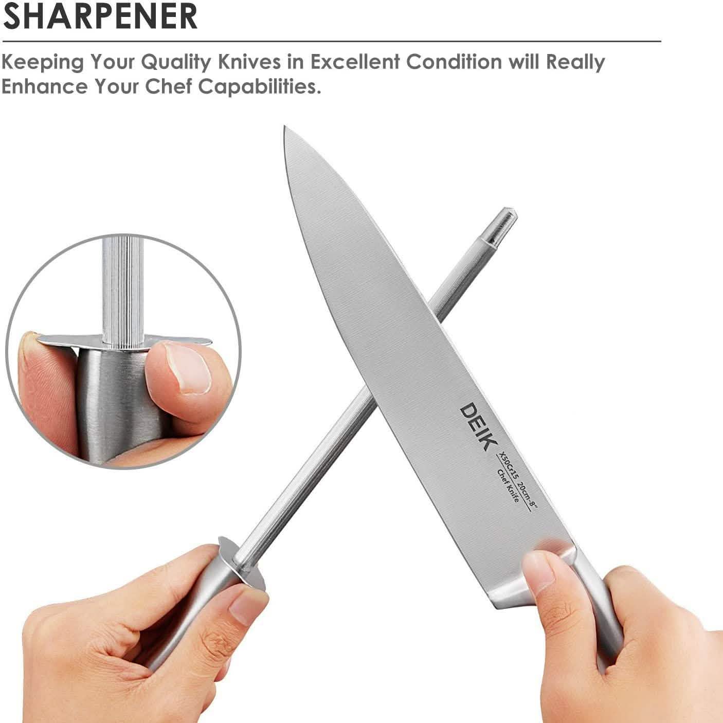 14-Piece: Deik High Carbon Stainless Steel Kitchen Knife Set Kitchen & Dining - DailySale