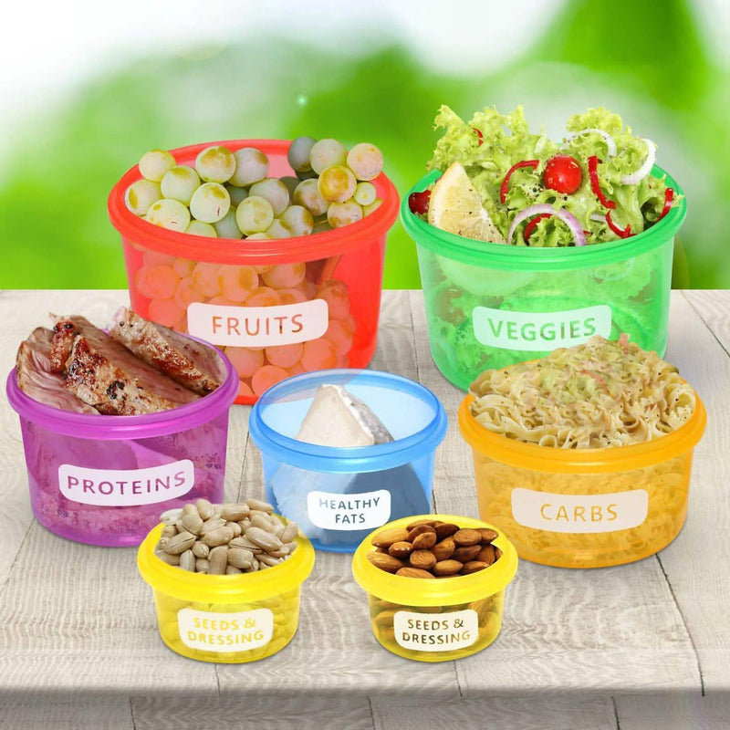 14-Piece Set: Portion Control Storage Set Kitchen Essentials - DailySale