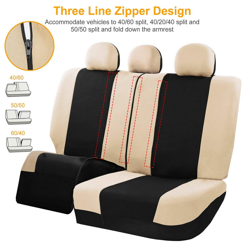 14-Pieces: Universal Auto Seat Cover Set Automotive - DailySale