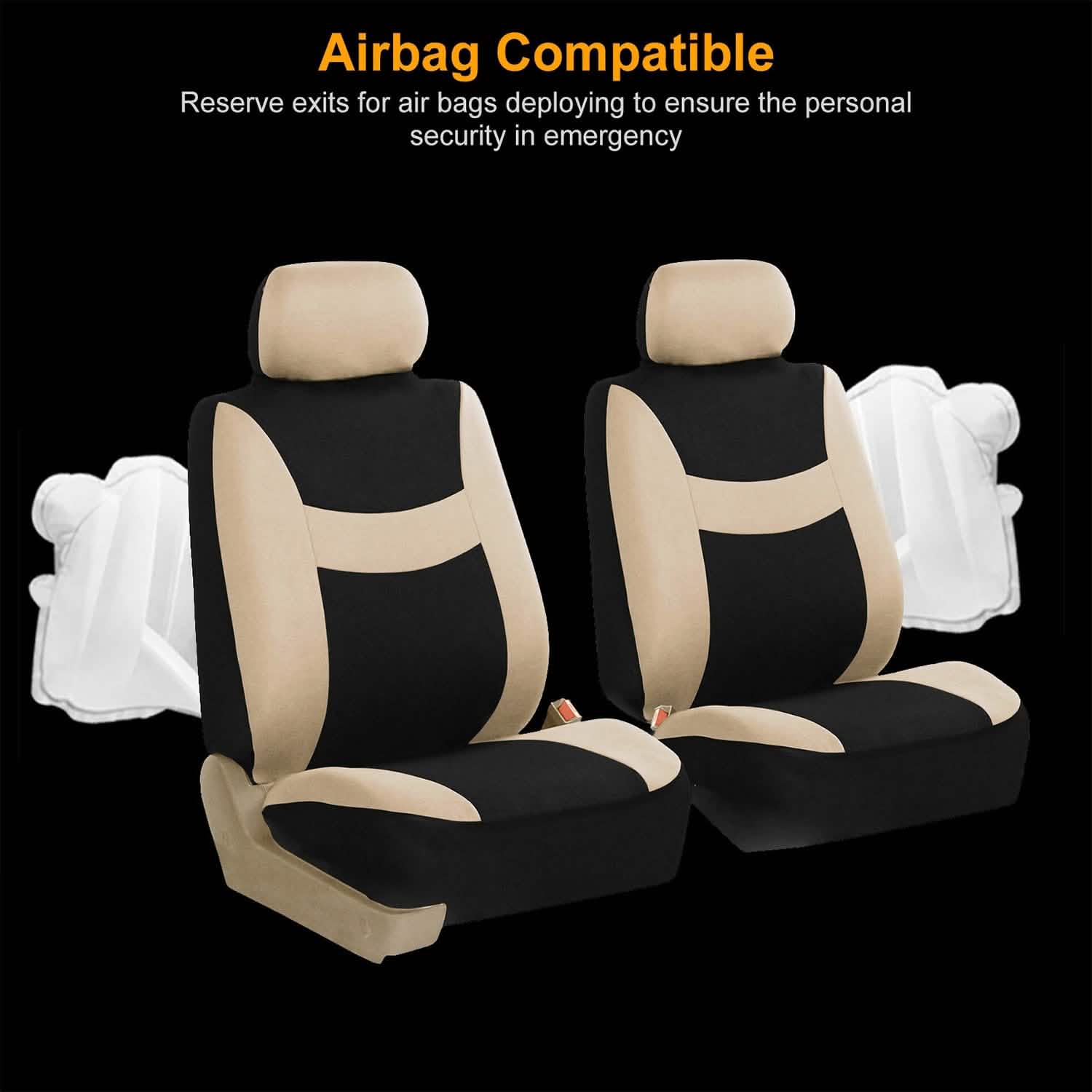 14-Pieces: Universal Auto Seat Cover Set Automotive - DailySale