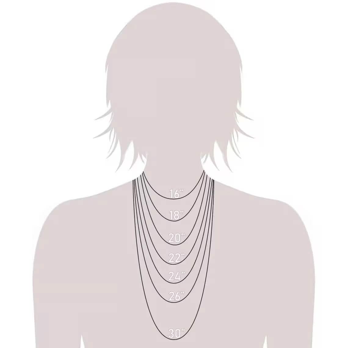 14K Solid Gold Herringbone Necklace Necklaces - DailySale