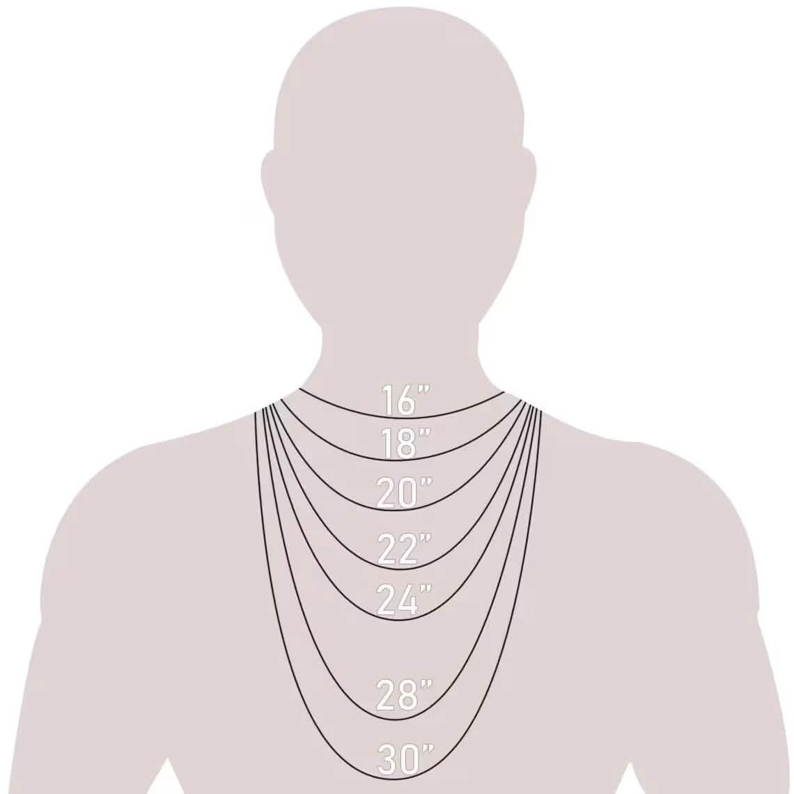 14K Solid Gold Herringbone Necklace Necklaces - DailySale