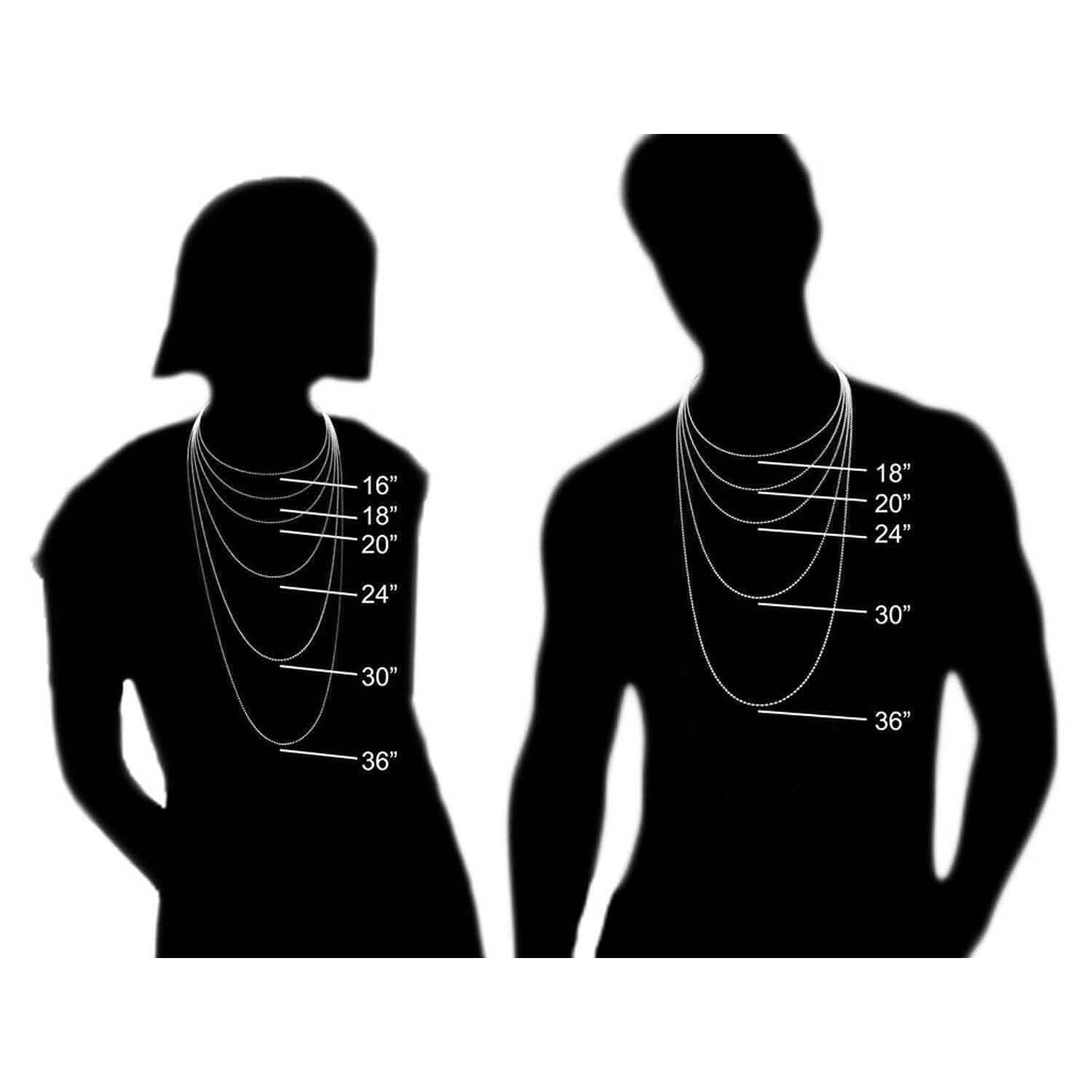 14K Yellow Gold Franco Chain Pendant Necklace 16"- 24" Necklaces - DailySale