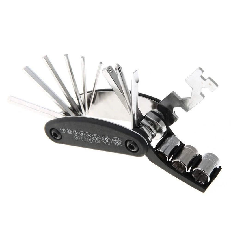 15-in-1 Folding Multi Function Bike Repair Tool Home Improvement - DailySale
