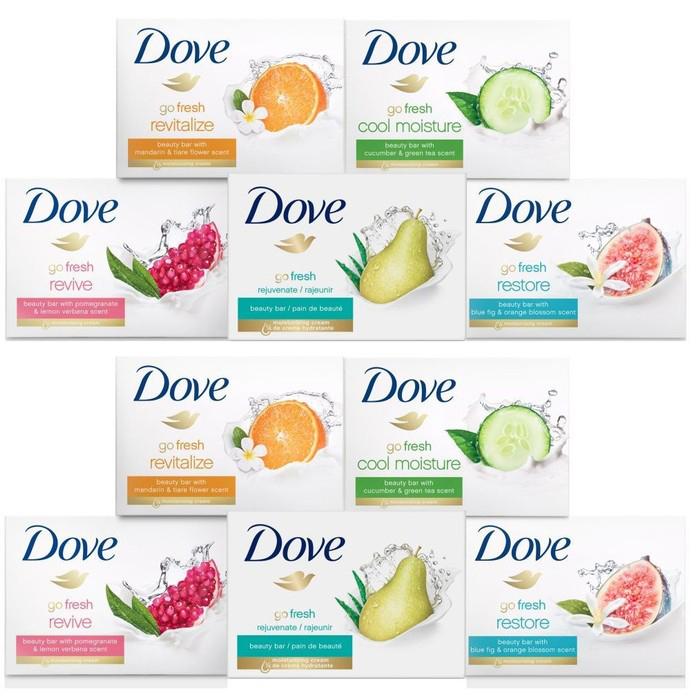 15-Pack: Dove Bar Soap Variety Bundle Beauty & Personal Care - DailySale