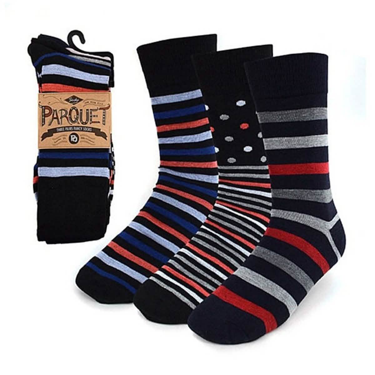 15 Pairs: Parquet Men's Patterned Fancy Socks Men's Apparel - DailySale