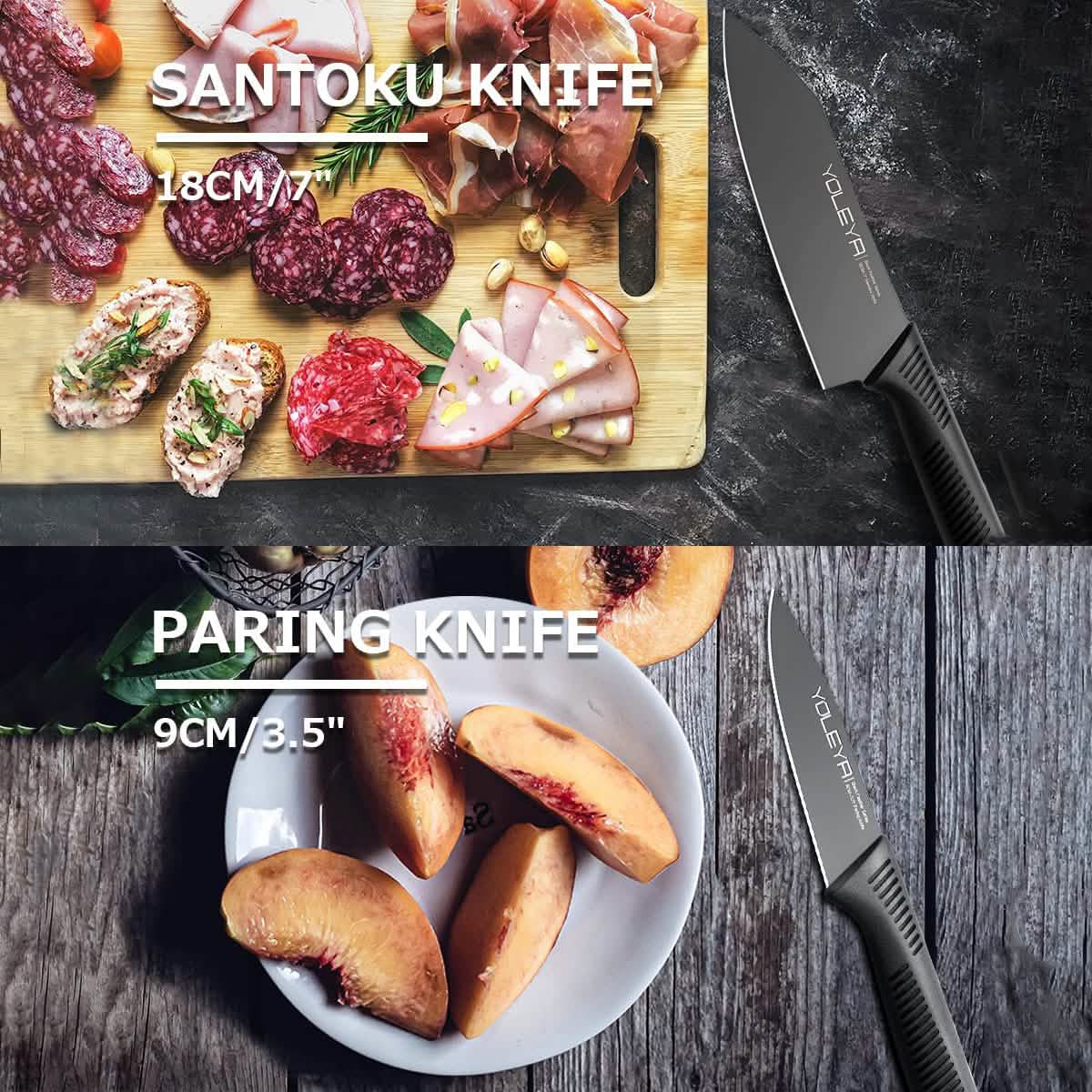 15-Piece: Non-Stick Coating Kitchen Knife Set Kitchen Tools & Gadgets - DailySale