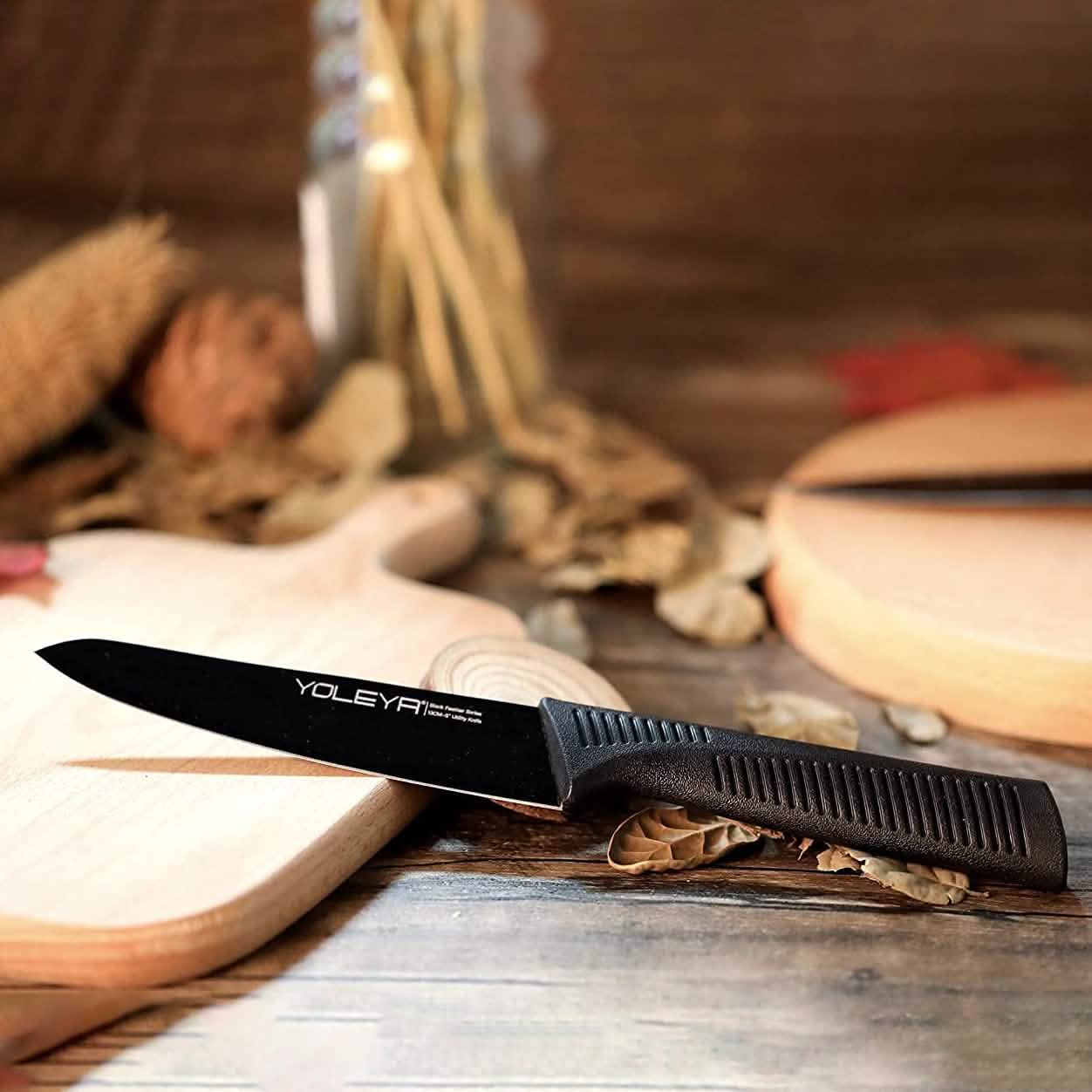 15-Piece: Non-Stick Coating Kitchen Knife Set Kitchen Tools & Gadgets - DailySale