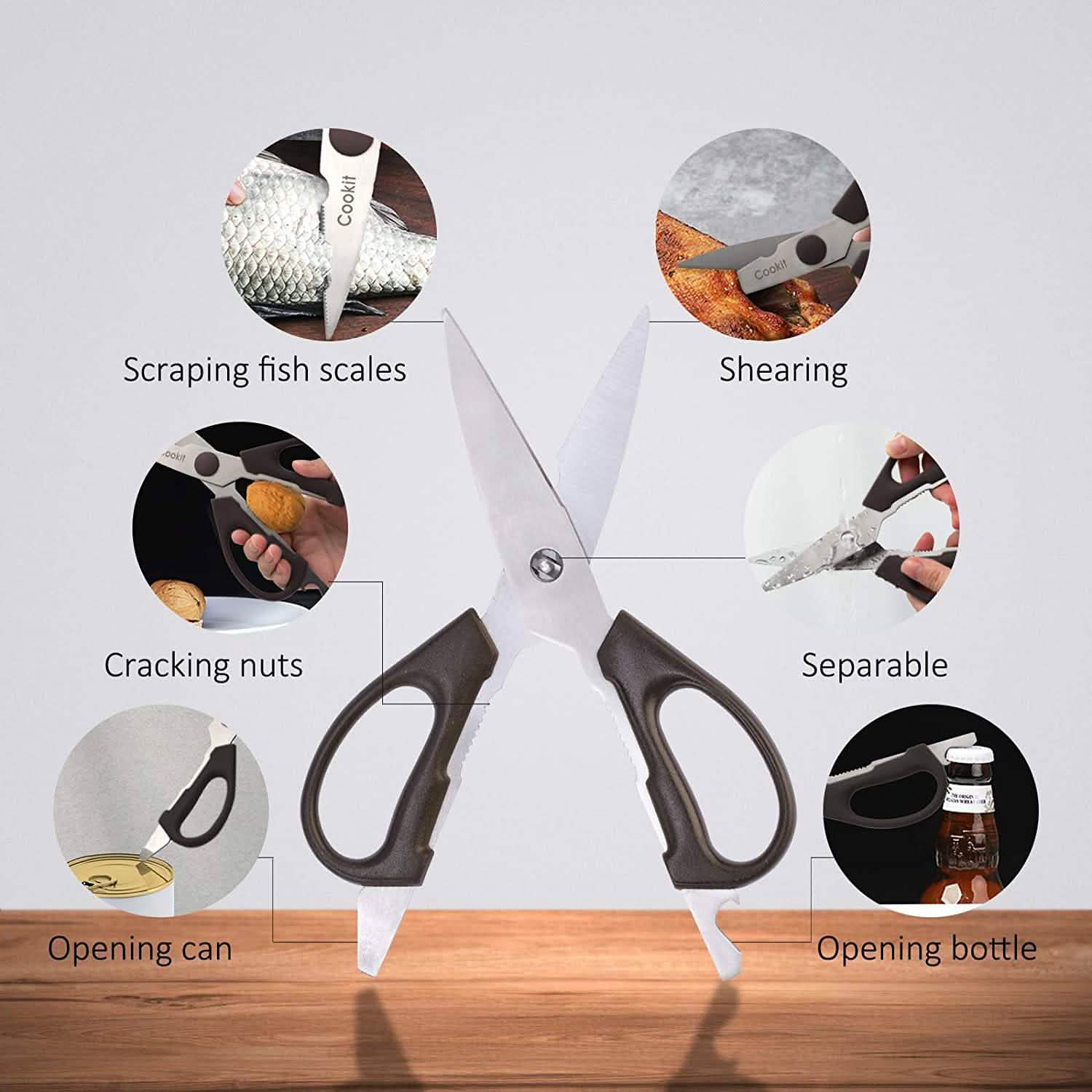 15-Piece: Stainless Steel Kitchen Knife Set Kitchen Tools & Gadgets - DailySale