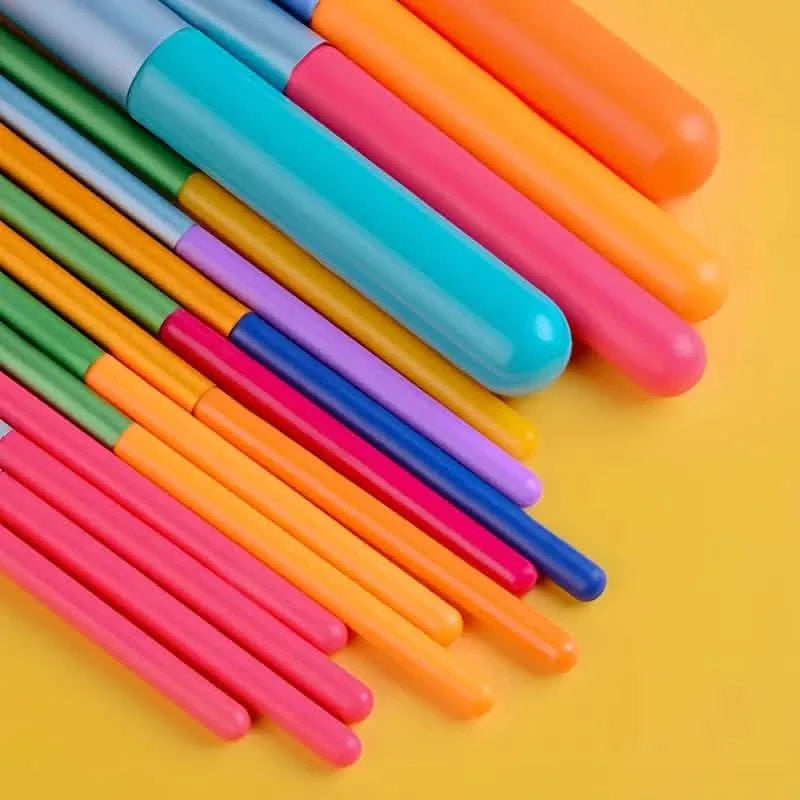 15-Pieces: Rainbow Color High Quality Makeup Brush Set Beauty & Personal Care - DailySale
