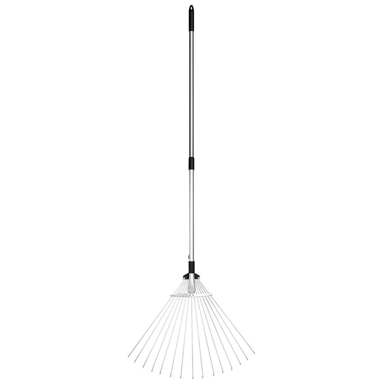 15-Teeth Expanding Stainless Steel Rake Garden & Patio - DailySale