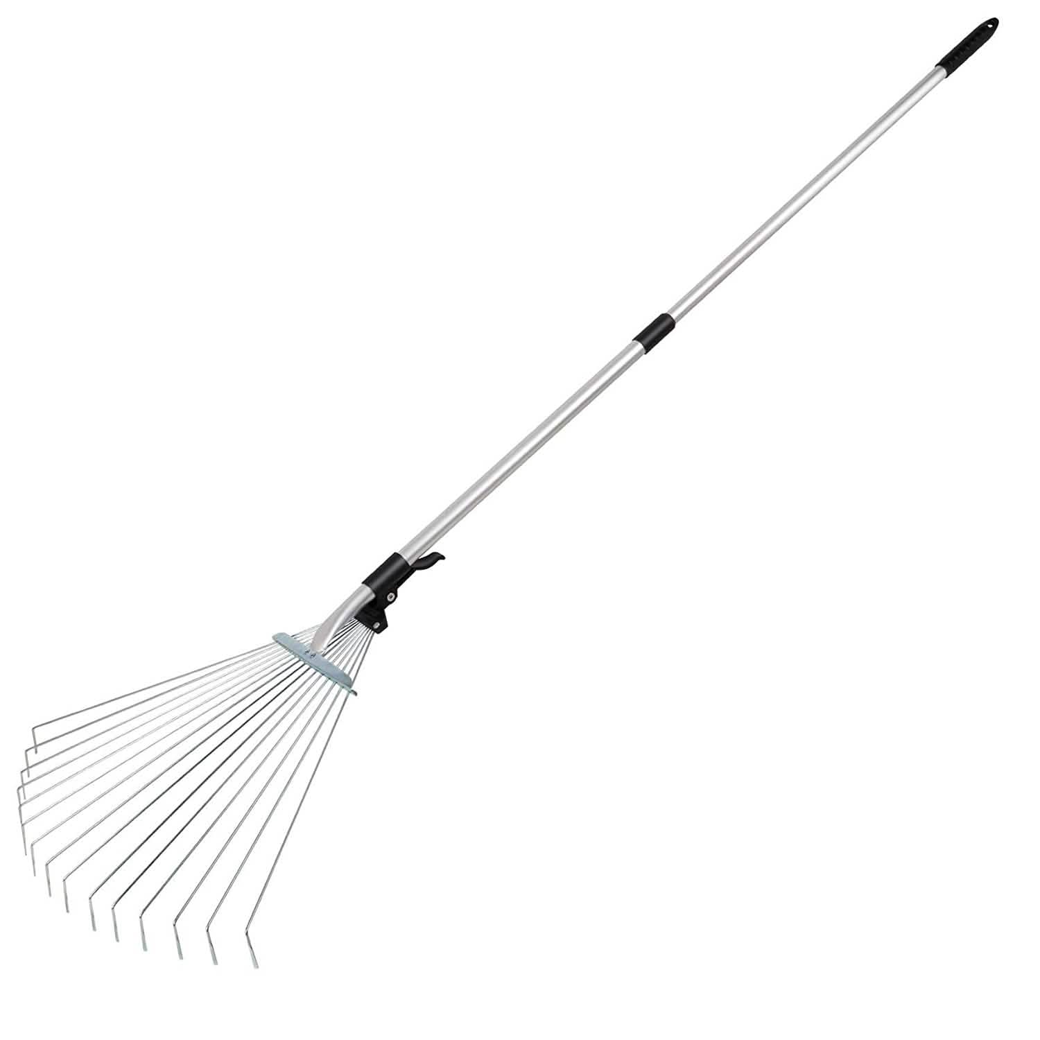 15-Teeth Expanding Stainless Steel Rake Garden & Patio - DailySale