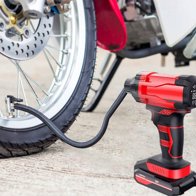 150 PSI 12V Portable Cordless Tire Pump 6000mAh Rechargeable with LED Light Automotive - DailySale
