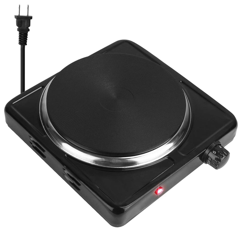 1500W Portable Heating Hot Plate Stove Countertop with Non Slip Rubber