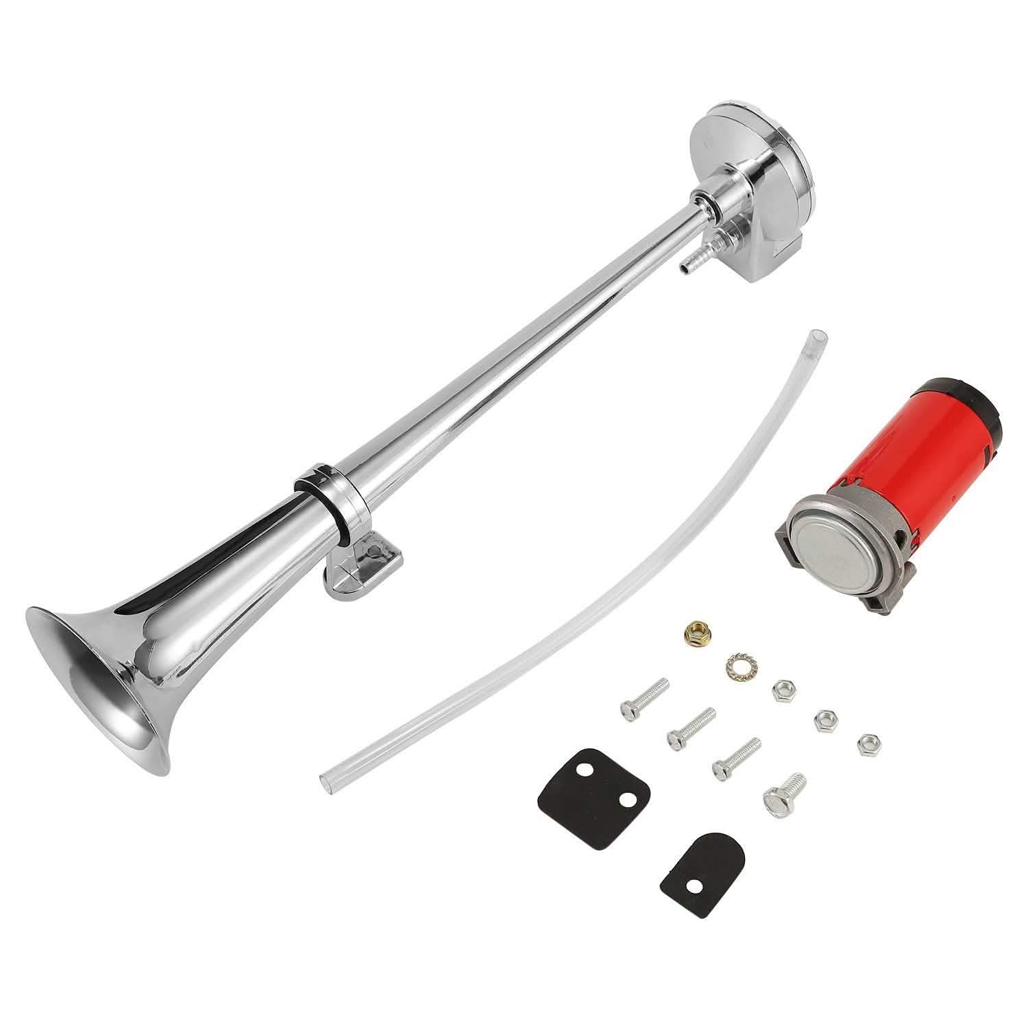 150dB Loud Single Car Trumpet 12V Electric Air Horn Automotive - DailySale