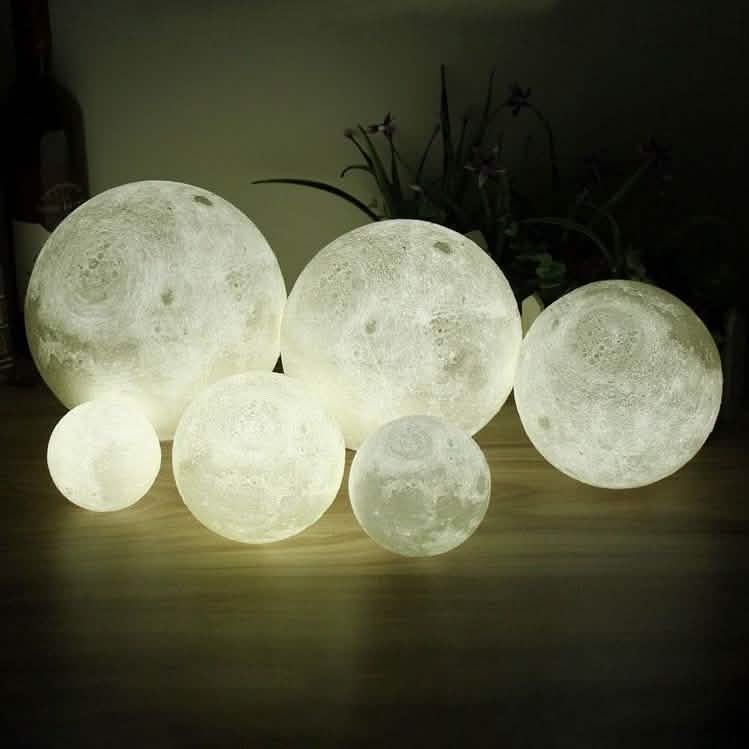 16-Color Moon Lamp with Stand and Wireless Remote Lighting & Decor - DailySale