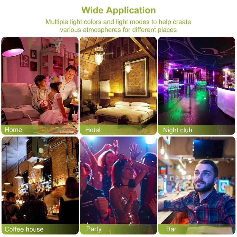 16 Colors Change LED Bulbs E27 3W RGD Dimmable Mood Lighting Lamp Lighting & Decor - DailySale