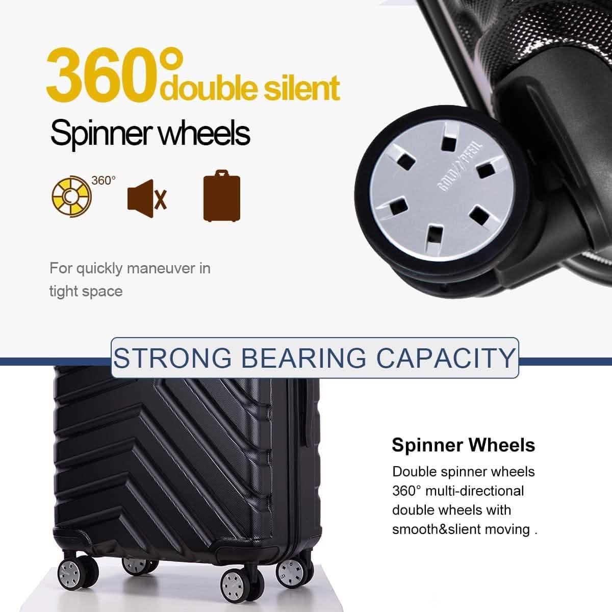 16" Hard Shell Luggage Computer Case Bags & Travel - DailySale