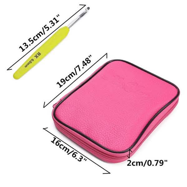 16-Piece: Colored Crochet Hooks Yarn Everything Else - DailySale