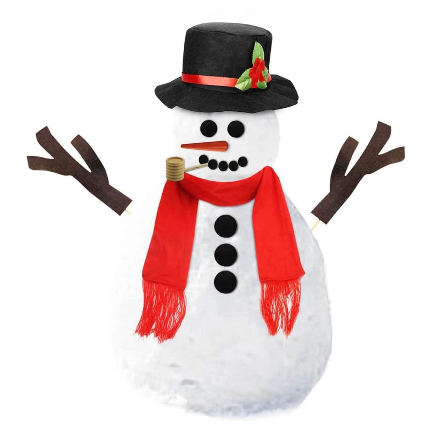 16-Piece: Snowman Decorating Dressing Kit Holiday Decor & Apparel - DailySale