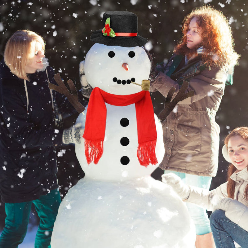 16-Piece: Snowman Decorating Dressing Kit Holiday Decor & Apparel - DailySale