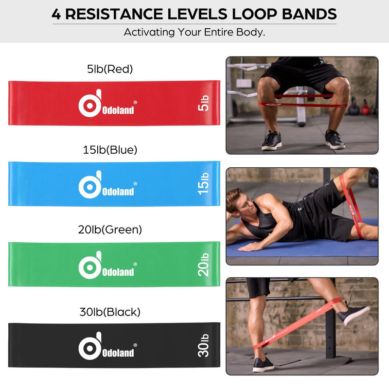 16-Pieces: Resistance Bands Set for Burning Fat & Muscle Strength Fitness - DailySale