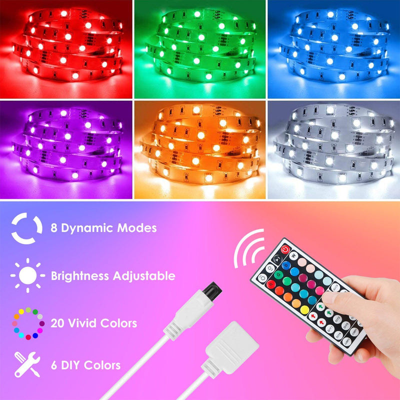 16.4FT 150 LEDs RGB Color Changing Lamp Lighting & Decor - DailySale