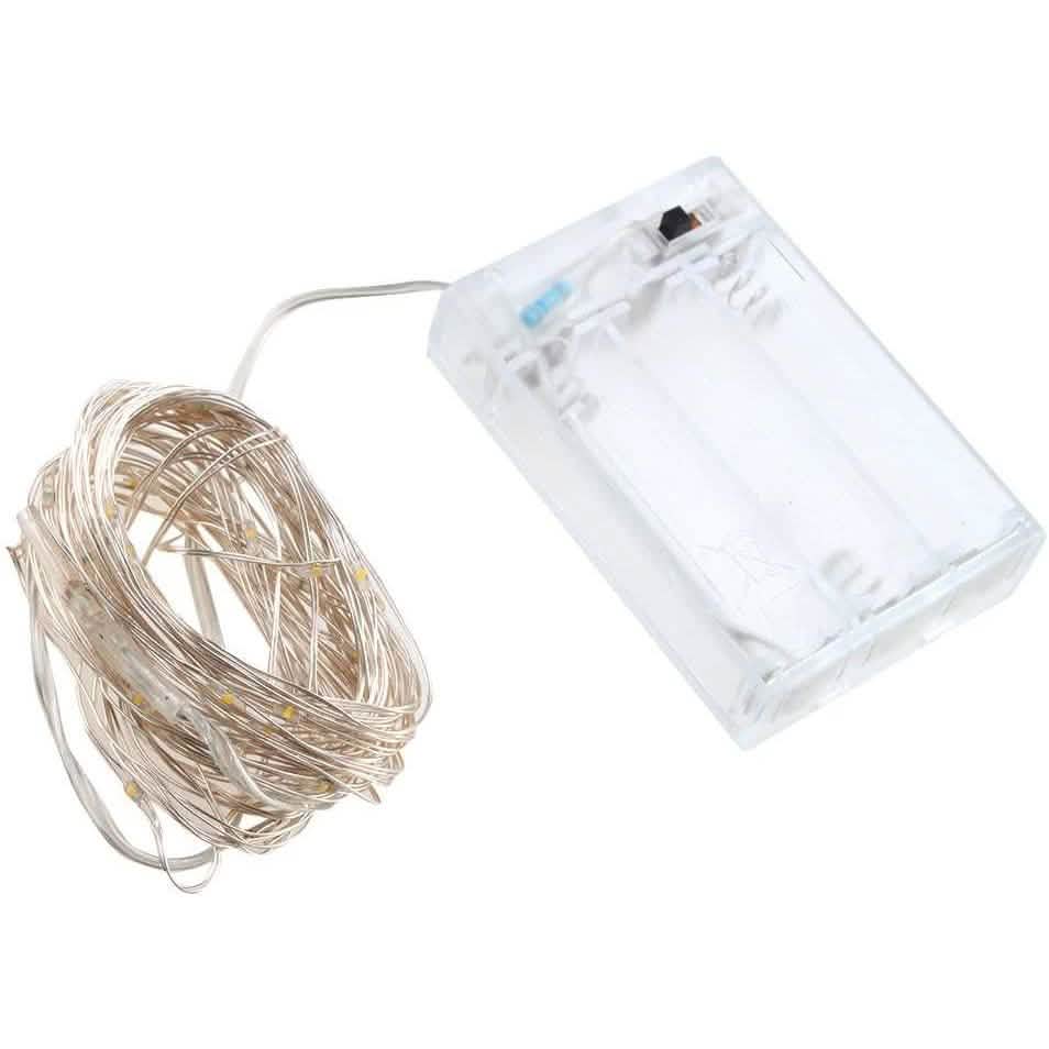 16.5ft 50 Yellow LED Copper Wire String Fairy Lights Lighting & Decor - DailySale